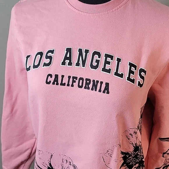 Blind Rooster Los Angeles pink pullover sweatshirt - Picture 3 of 6